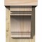 Ekena Millwork Pescadero Rough Sawn Corbel w/Backplate, Douglas Fir, 6"W x 8"D x 8"H COR06X08X08PEC01RDF - alternate 3